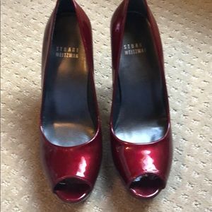 Stuart Weitzman peep toe pumps size 5.5